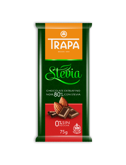 Stevia Chocolate Noir 80% 