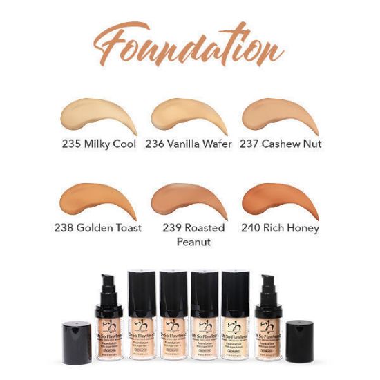 HERBAL INFUSED BEAUTY Foundation Swatches
