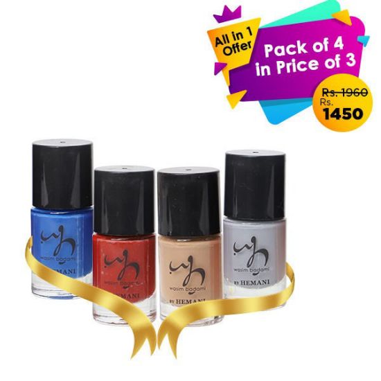 All in 1 pack of 4 in price of 3 (Nail Polish)