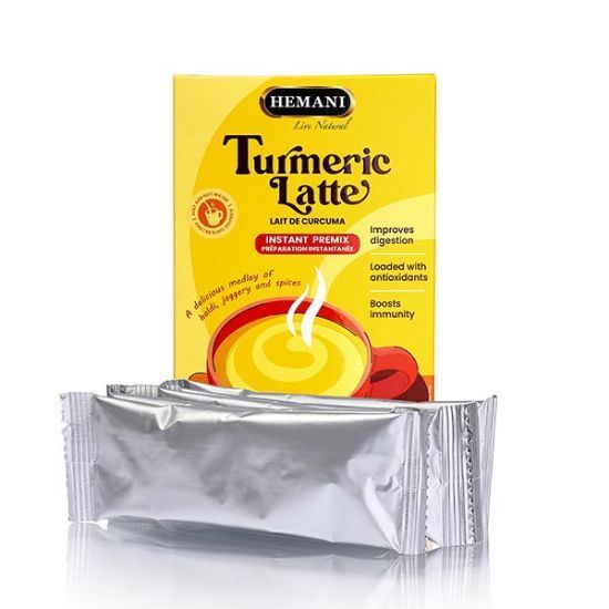 Turmeric Latte Instant Premix 220g | Hemani Herbals	